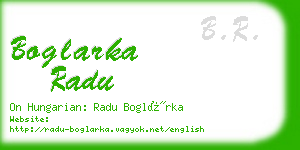 boglarka radu business card
